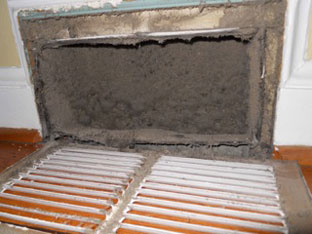 Dirty Clogged Air Duct
